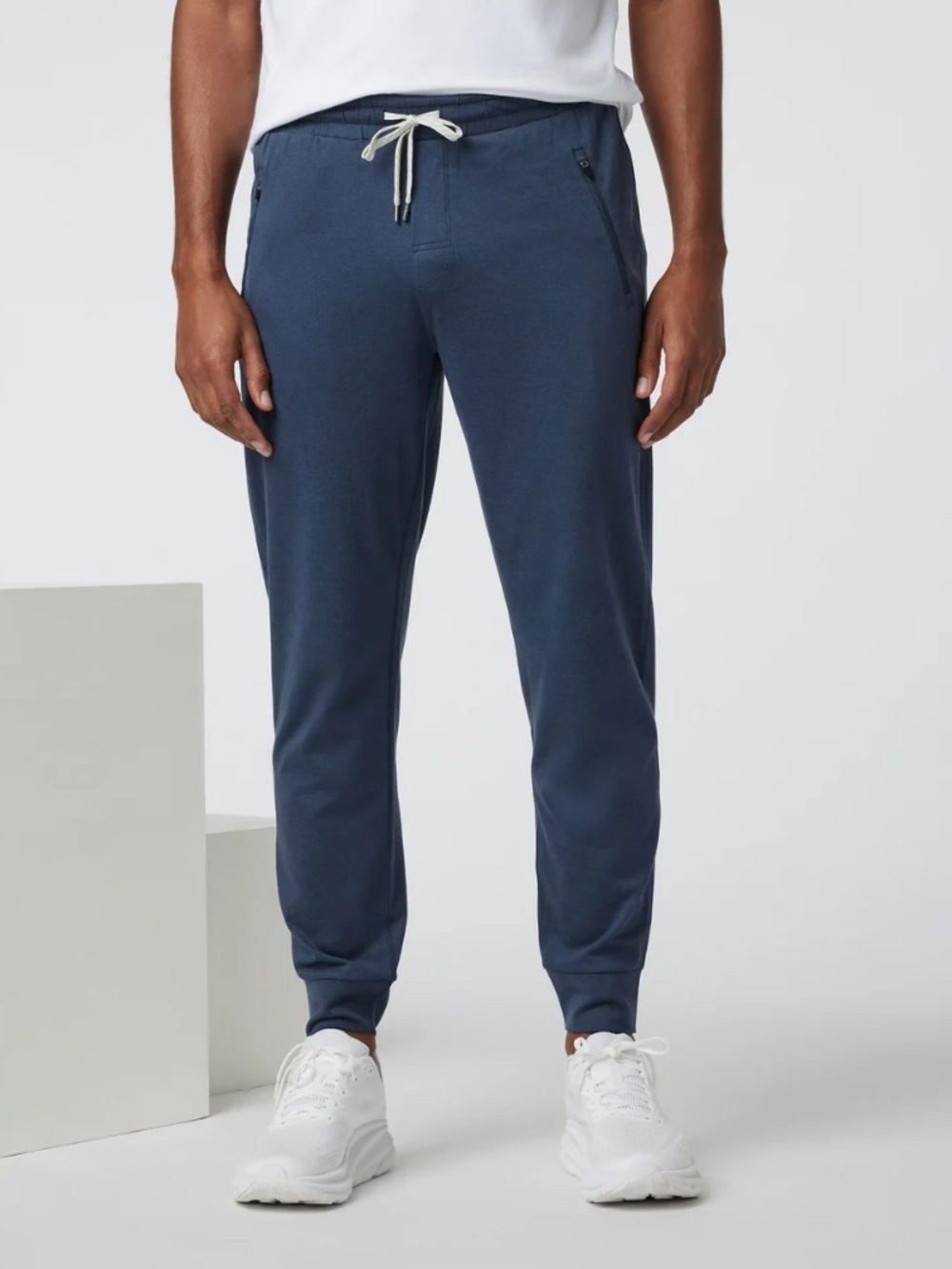 Men's Vuori Ponto Performance Joggers Azure Blue Sz Large